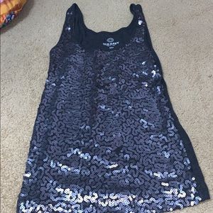 Sequined Tank Top